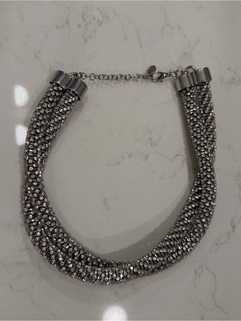 Mango Double Crystal Rope Necklace - Picture 4 of 7
